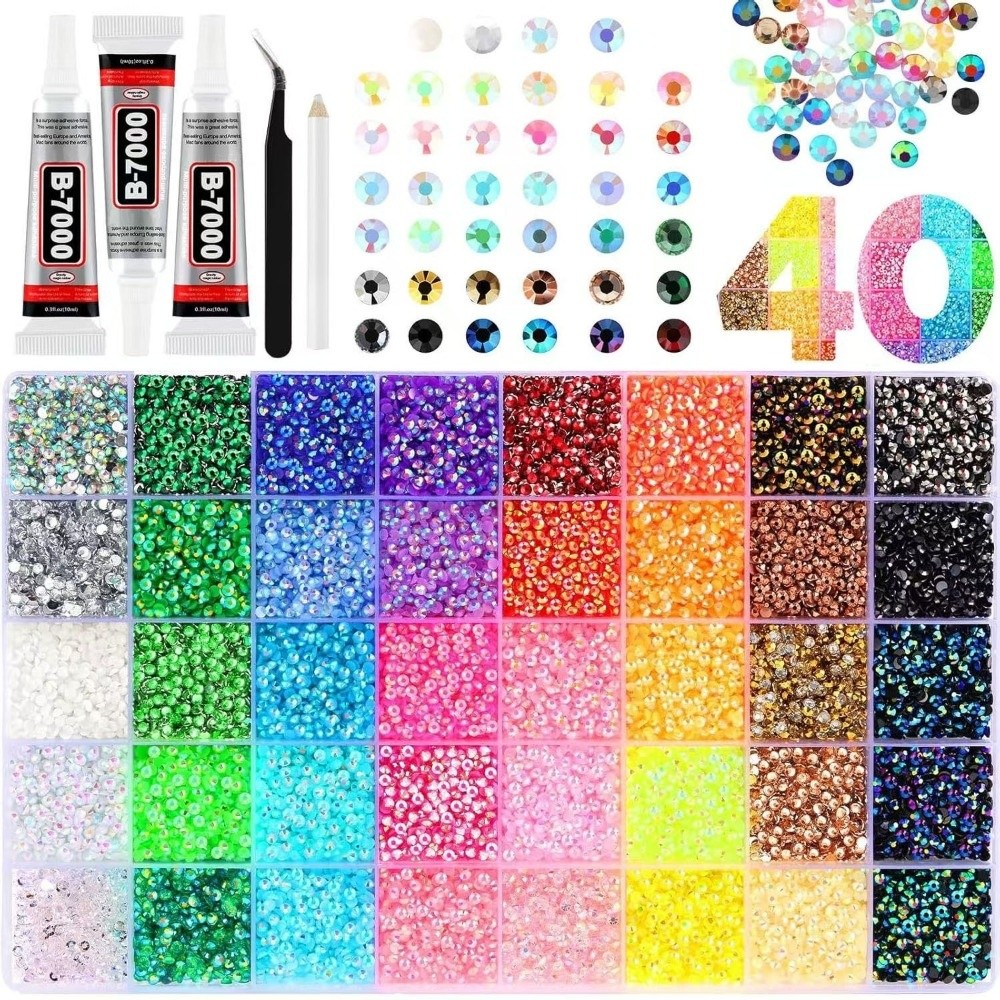Multicolor Resin Rhinestone Ki - Rhinestone Nail Gem 리뷰 및 가격