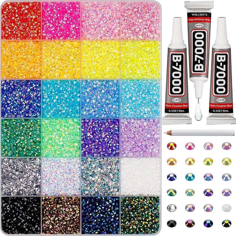 Multicolor Resin Rhinestone Ki - Rhinestone Nail Gem 리뷰 및 가격