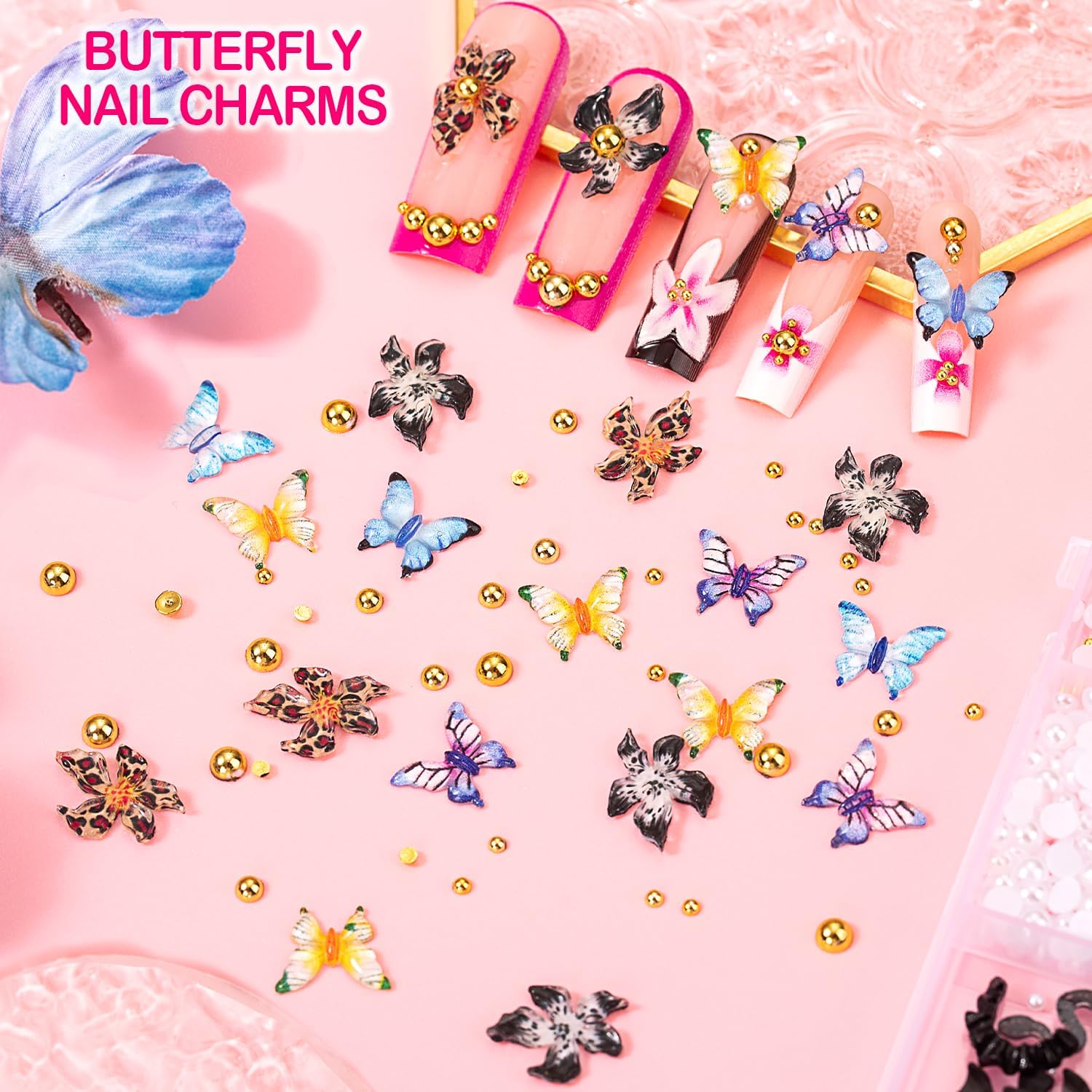 8000pcs 3D Nail Charms & Gems  - Rhinestone Nail Gem 리뷰 및 가격