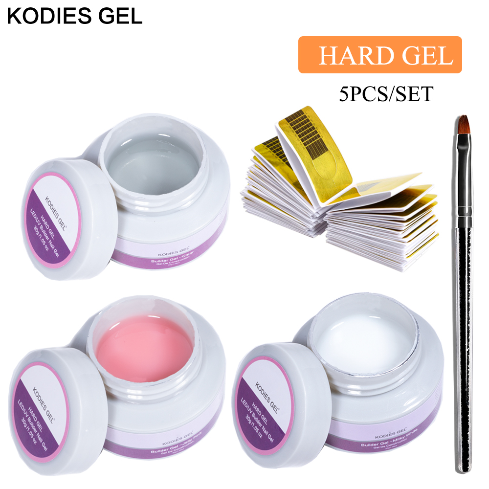 KODIES GEL 5 PCS/Set Uv Builde - Polygel Nail Kit 리뷰 및 가격