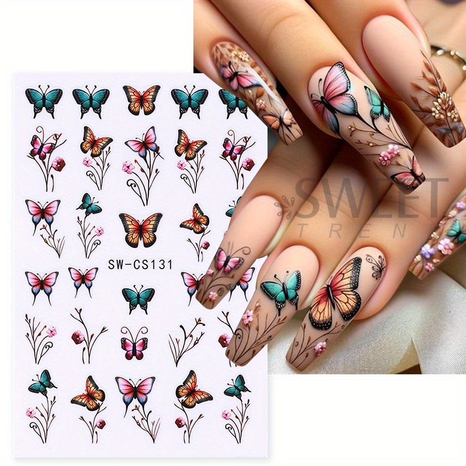 8pcs Spring Theme Flowers Nail - Nail Art Trend 2026 리뷰 및 가격