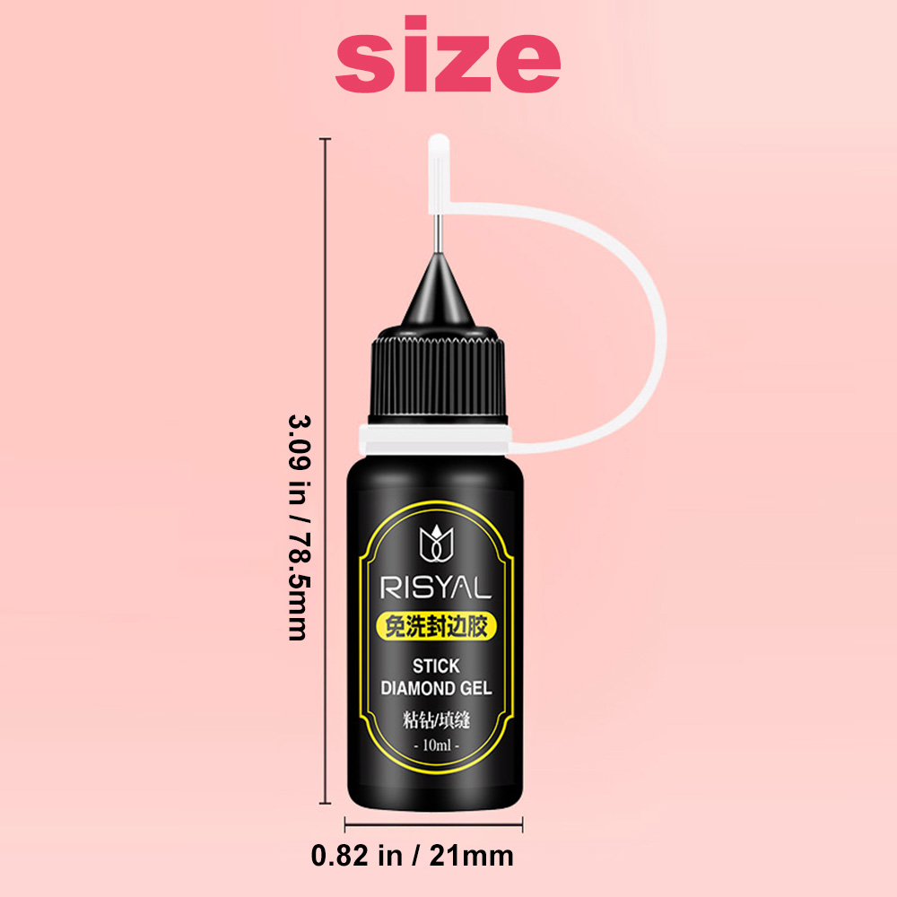 Nail Rhinestone Glue，3D Gel St - Rhinestone Nail Gem 리뷰 및 가격
