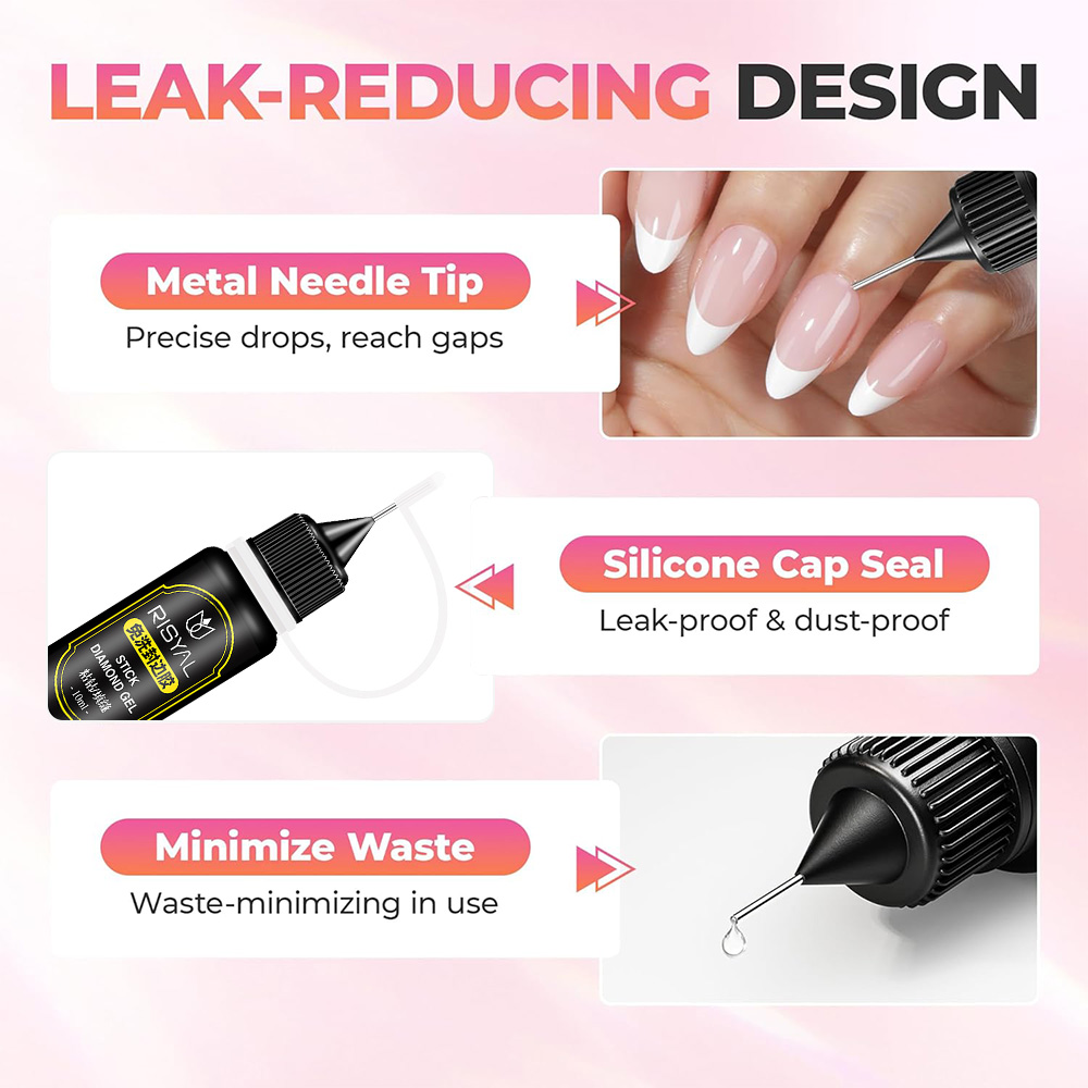 Nail Rhinestone Glue，3D Gel St - Rhinestone Nail Gem 리뷰 및 가격