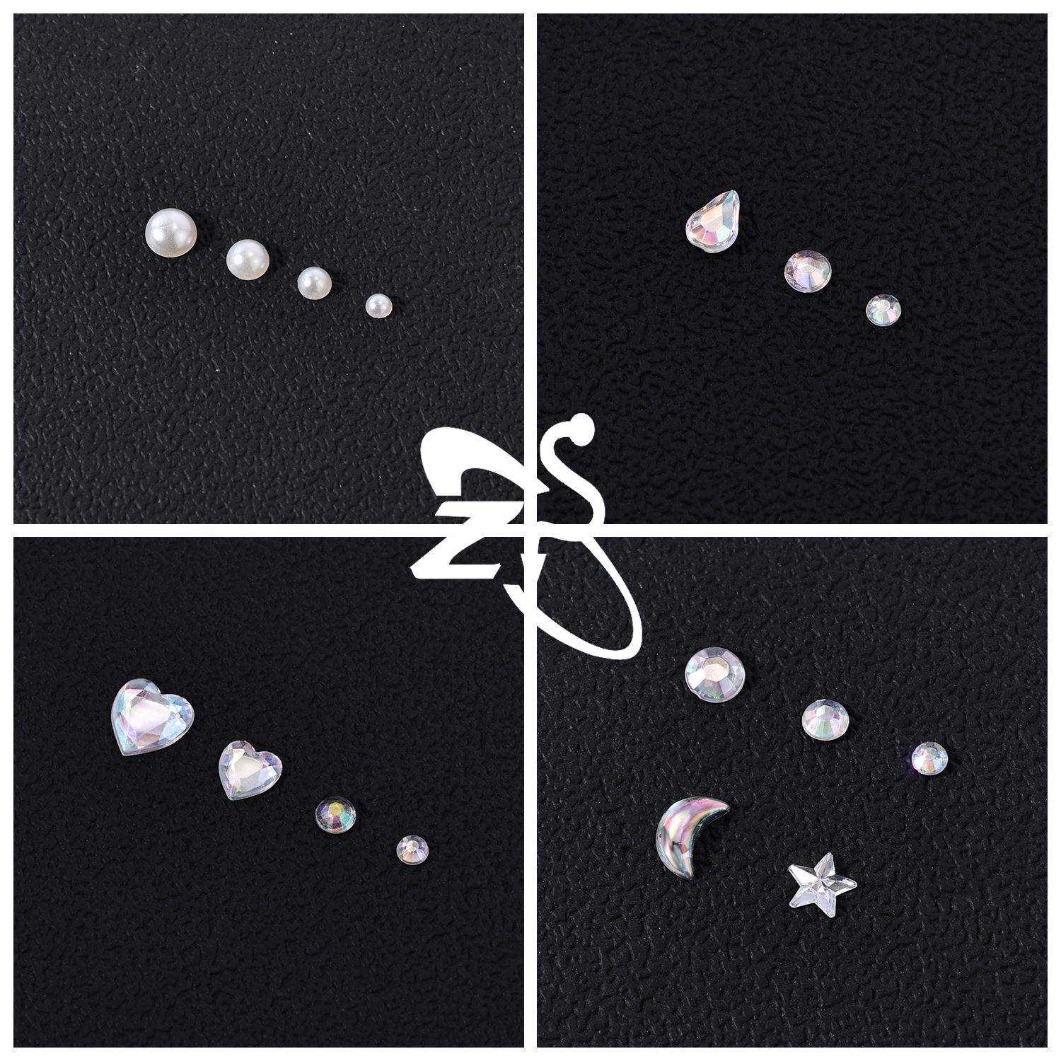 ZS 1 Set 3D Colorful Rhineston - Rhinestone Nail Gem 리뷰 및 가격