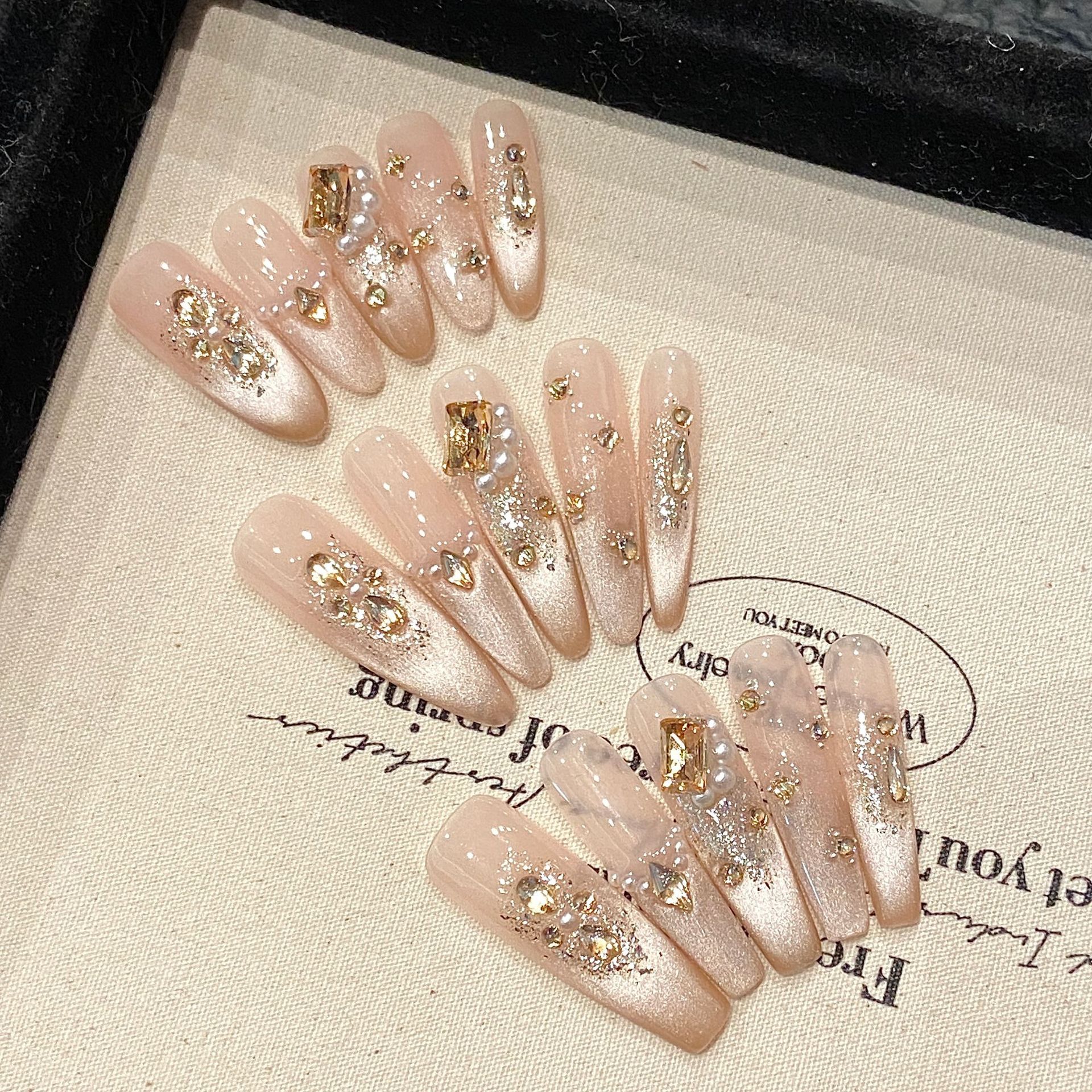 10pcs Pure Hand Pressed Oval/S - Nail Art Oval 리뷰 및 가격
