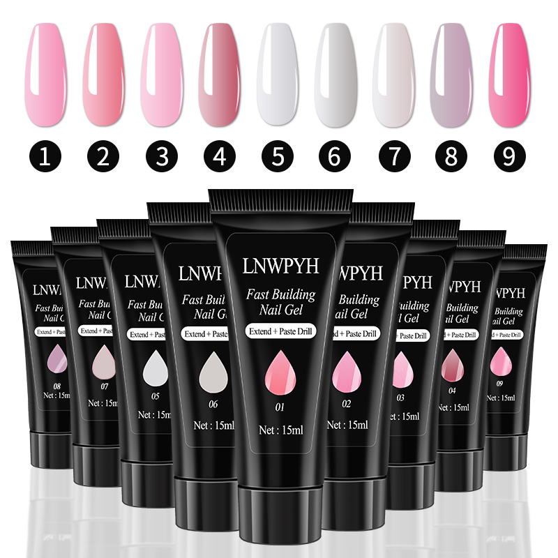 Gel Nail Polish Set Poly Nail  - Polygel Nail Kit 리뷰 및 가격