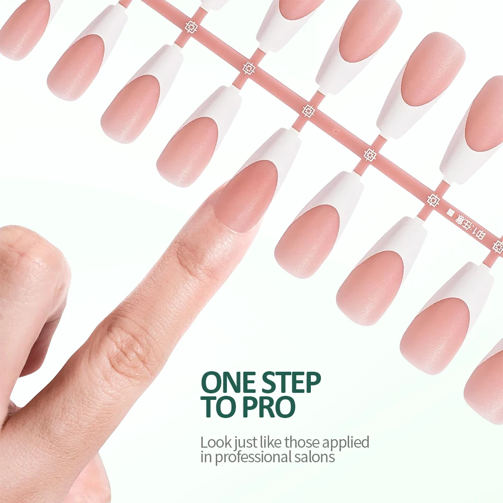 NAILPOP 150PCS Short Coffin Pr - Nail Art French 리뷰 및 가격