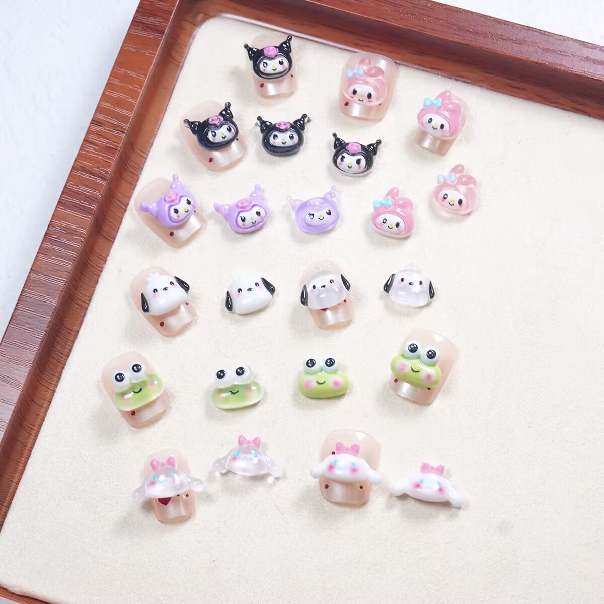 20PCS My Melody Kuromi Pochacc - Rhinestone Nail Gem 리뷰 및 가격