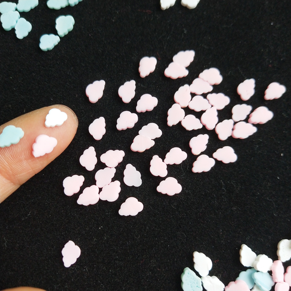 50g Yellow Star/Clouds Polymer - Nail Art Yellow 리뷰 및 가격