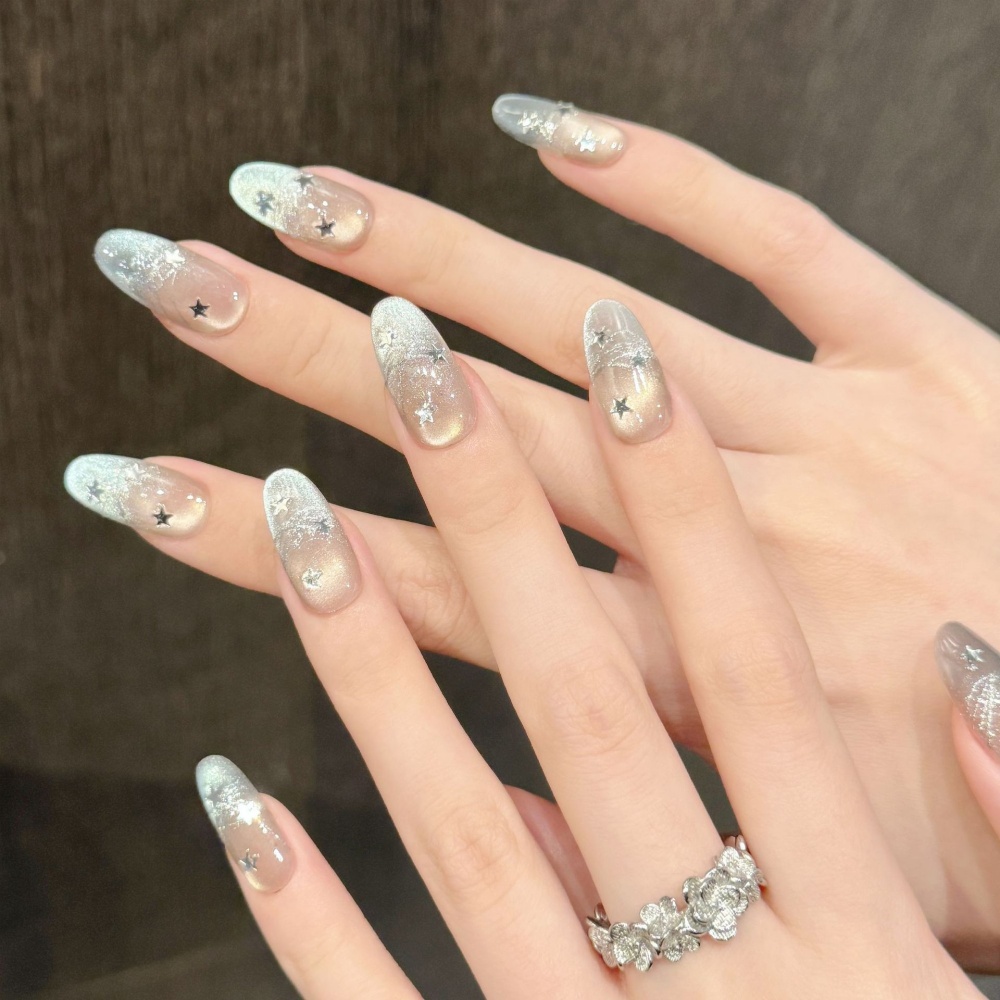 10pcs Cat's Eye Handmade Fake  - Nail Art Oval 리뷰 및 가격