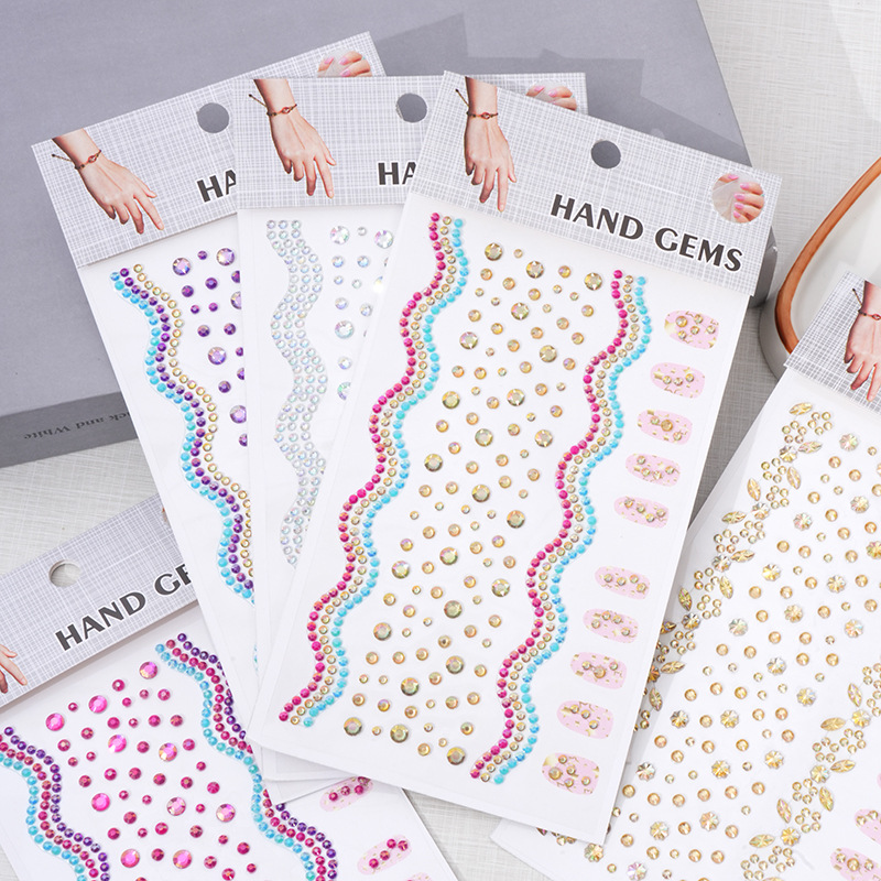 Nail Bracelet Rhinestone Stick - Rhinestone Nail Gem 리뷰 및 가격