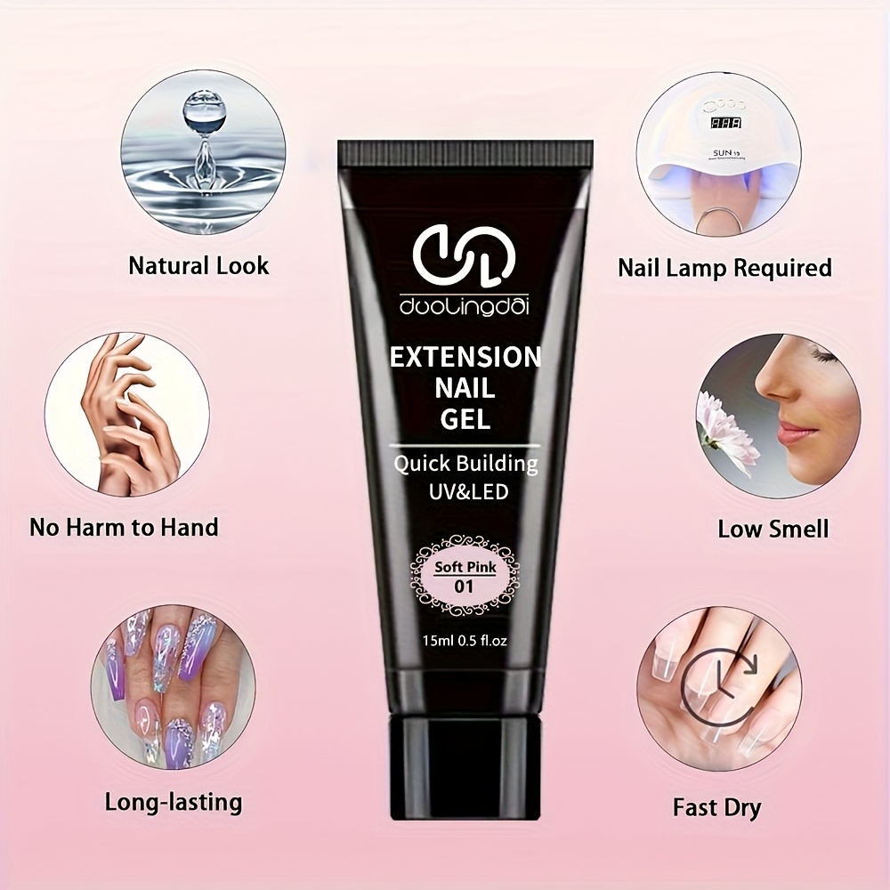 Poly for Nail Gel Kit, 4pcs Cl - Polygel Nail Kit 리뷰 및 가격