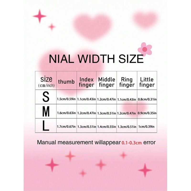 10pcs handmade pink press on n - Nail Art French 리뷰 및 가격