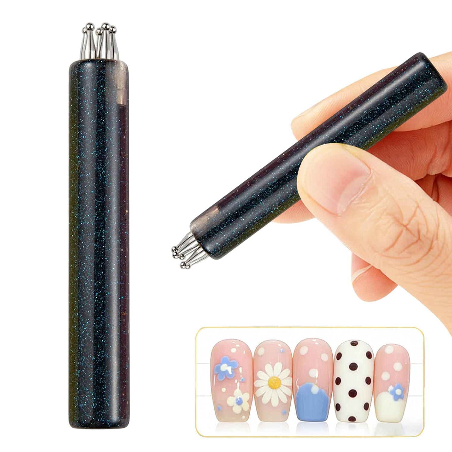 5 Petal Flower Nail Dotting Pe - Nail Art One Stroke 리뷰 및 가격
