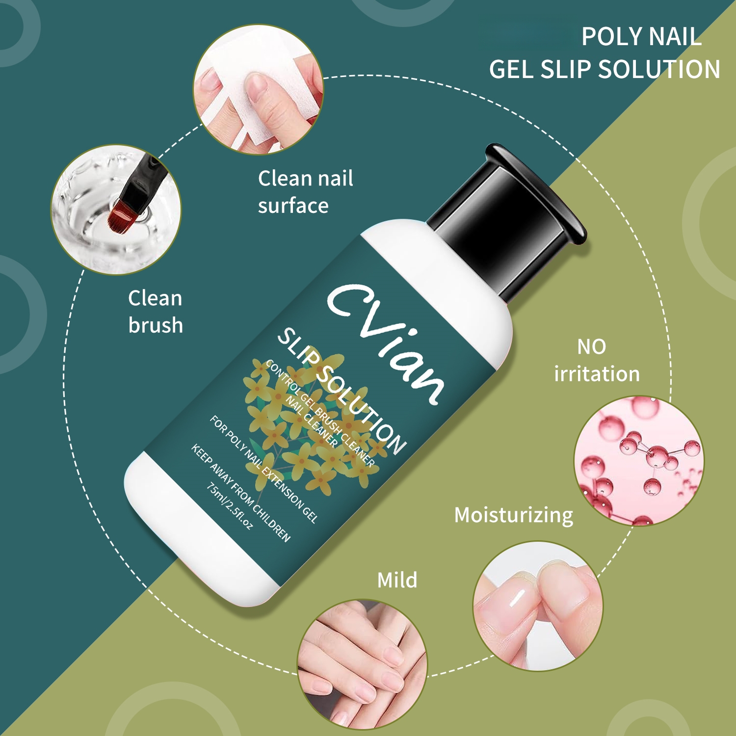 75ml Poly Gel Slip Solution Ki - Polygel Nail Kit 리뷰 및 가격